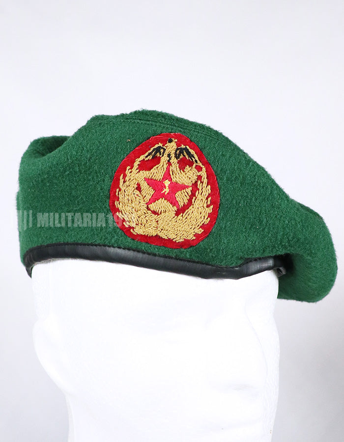 Replica South Vietnam Marine Corps Beret with Embroidered Cap Badge